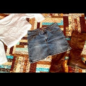 One Tuff Babe Denim Skirt